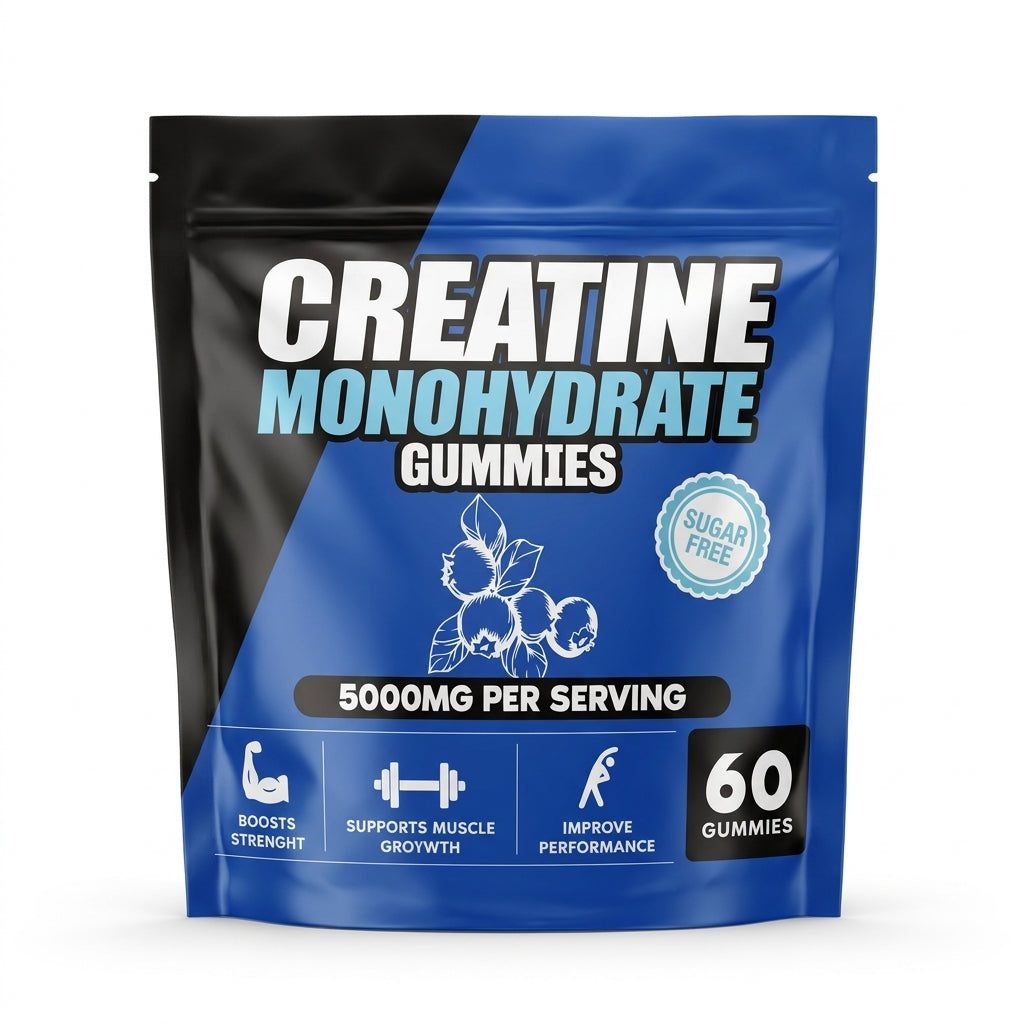 Creatine Gummies 5000mg sabor blueberry 60 unidades — vista 2