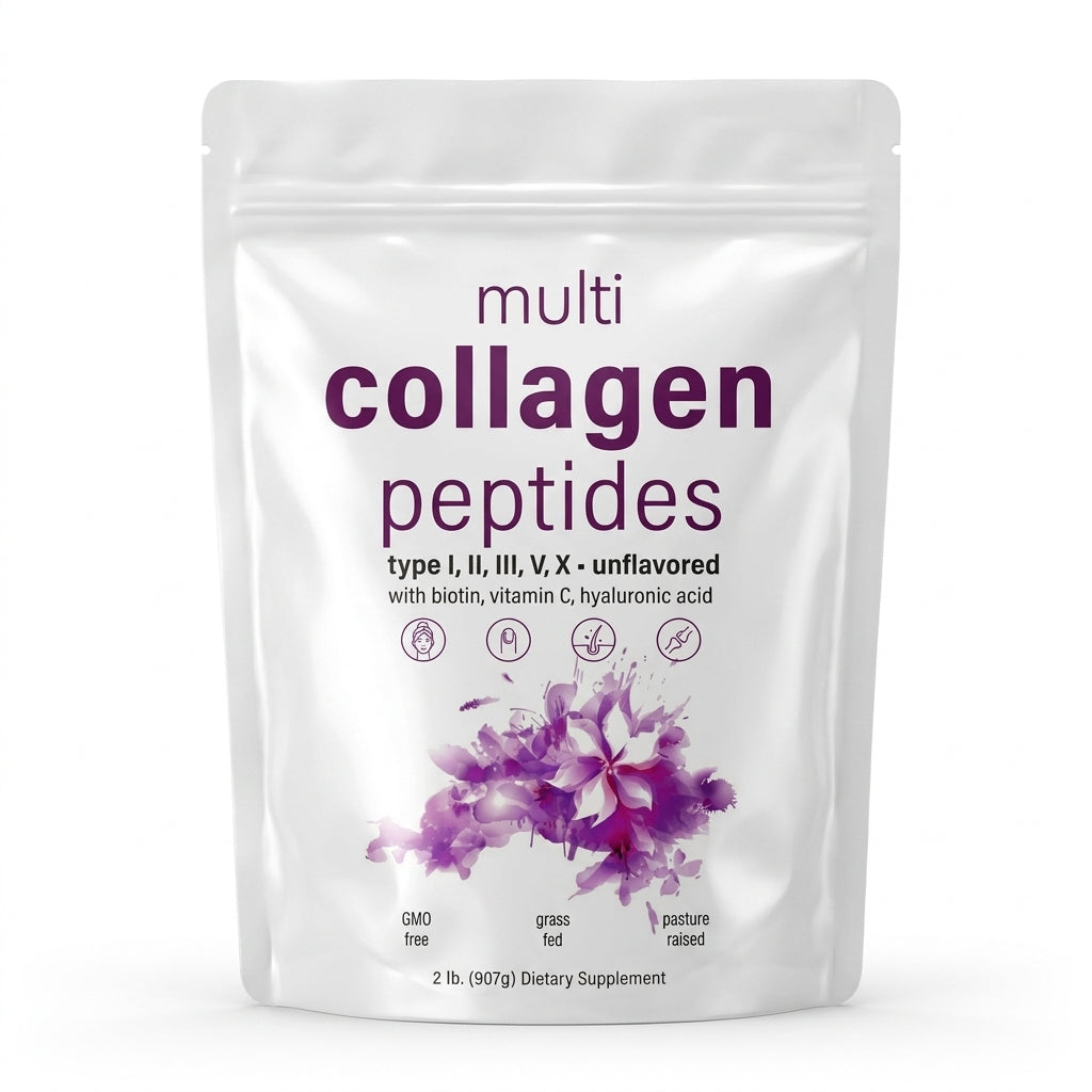 Multi Collagen Peptides 5 tipos 907g unflavored — vista 2