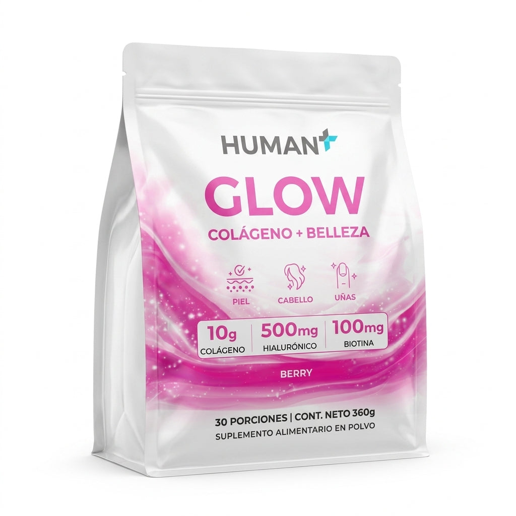 GLOW colágeno hidrolizado biotina 250g HUMAN+ — vista 3