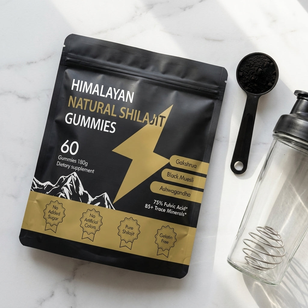 Himalayan Natural Shilajit Gummies 60 unidades 1 mes — vista 1